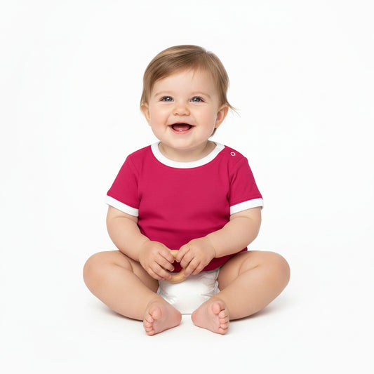 Basic Red Cotton T-Shirt