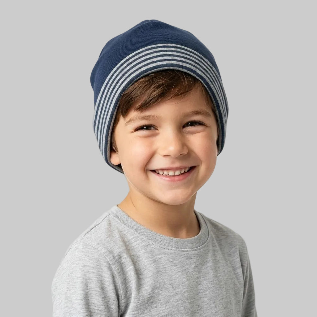 Basic Striped Fleece Ice Cap (Model 02)