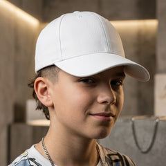 Basic White Cap