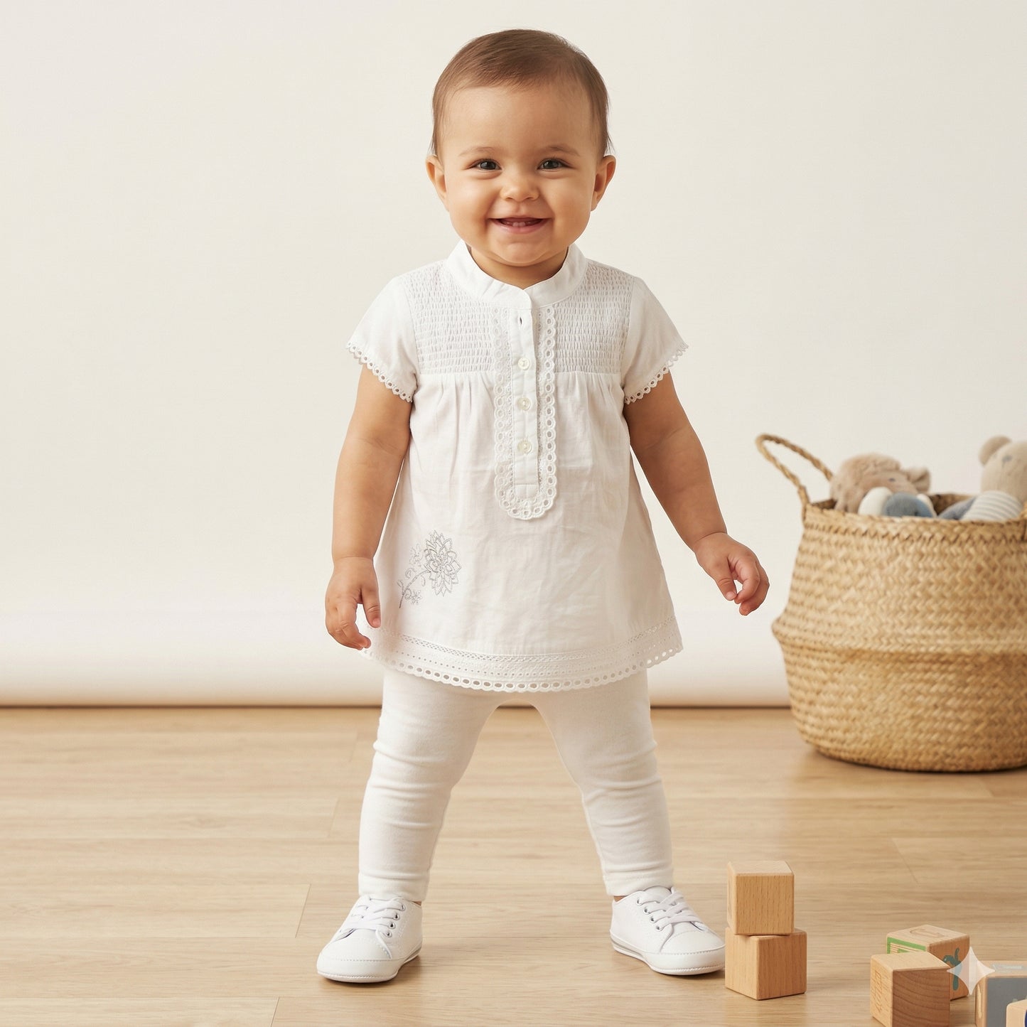 Basic White Cotton Blouse