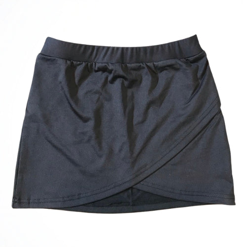Basic Black Lycra Swim Skirt