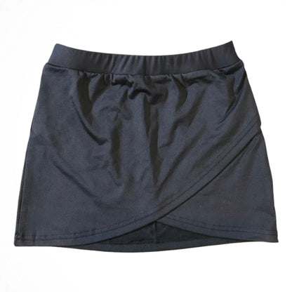 Basic Black Lycra Swim Skirt