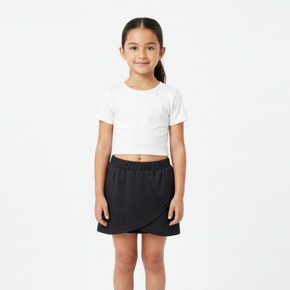 Basic Black Lycra Swim Skirt