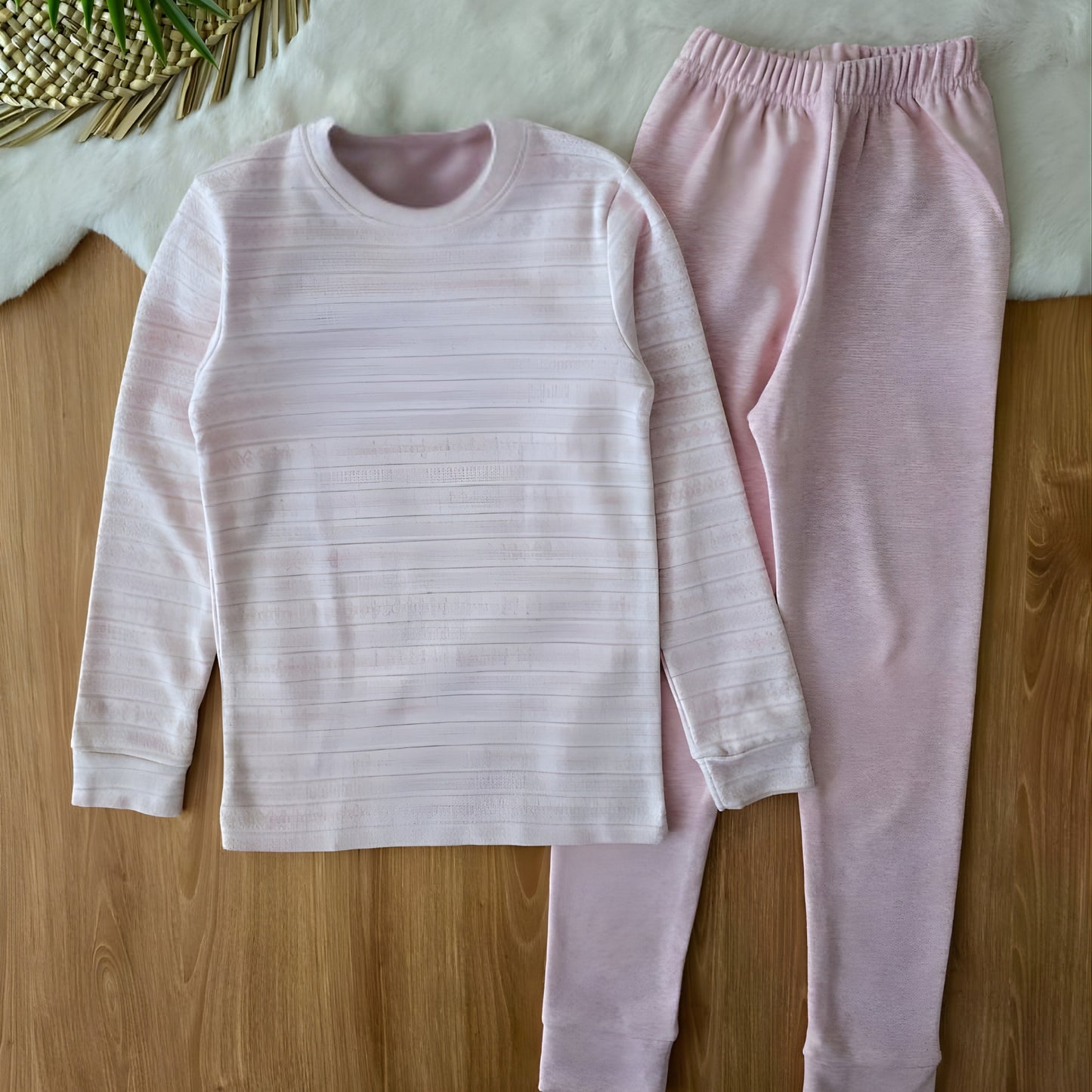 Blush Cloud Fleece Pyjama Set