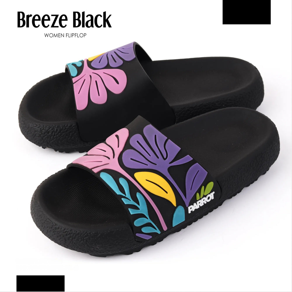 Breeze Black Slides