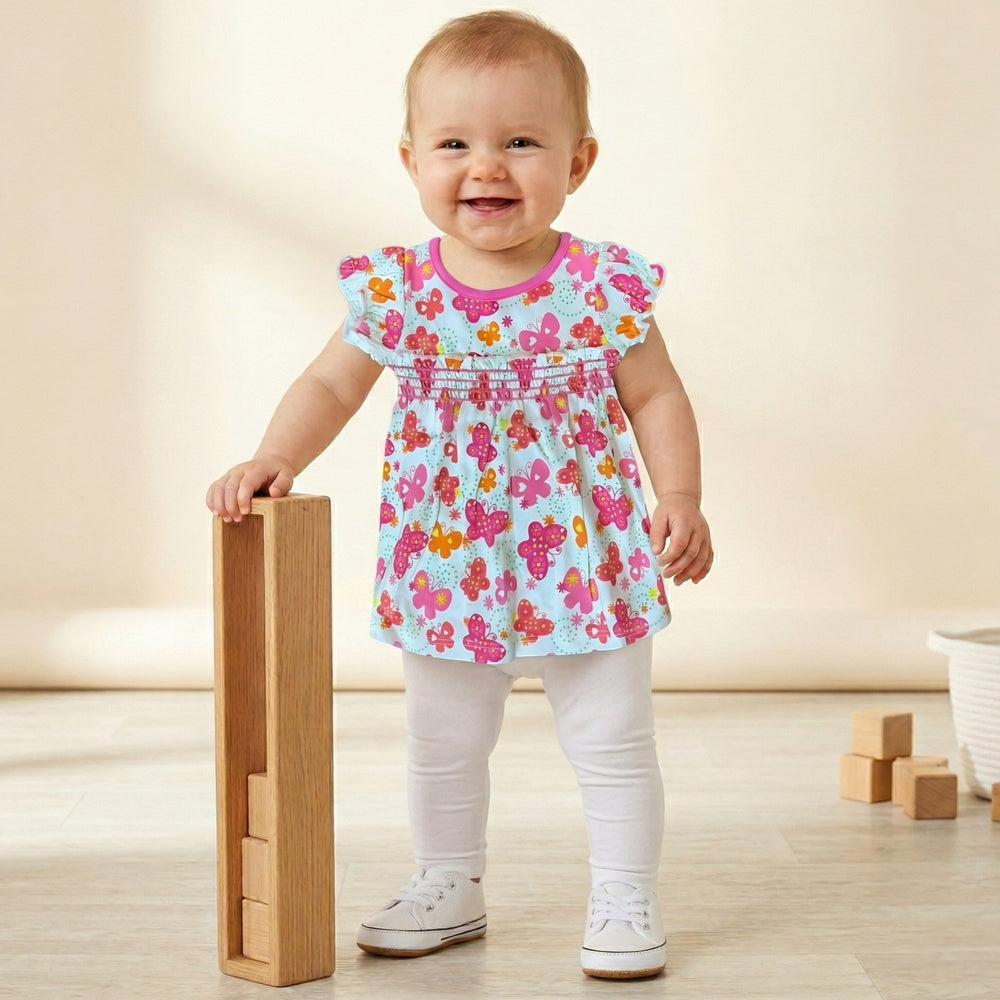 Butterfly Pink Cotton Blouse