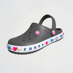 Candy Dark Grey Clogs