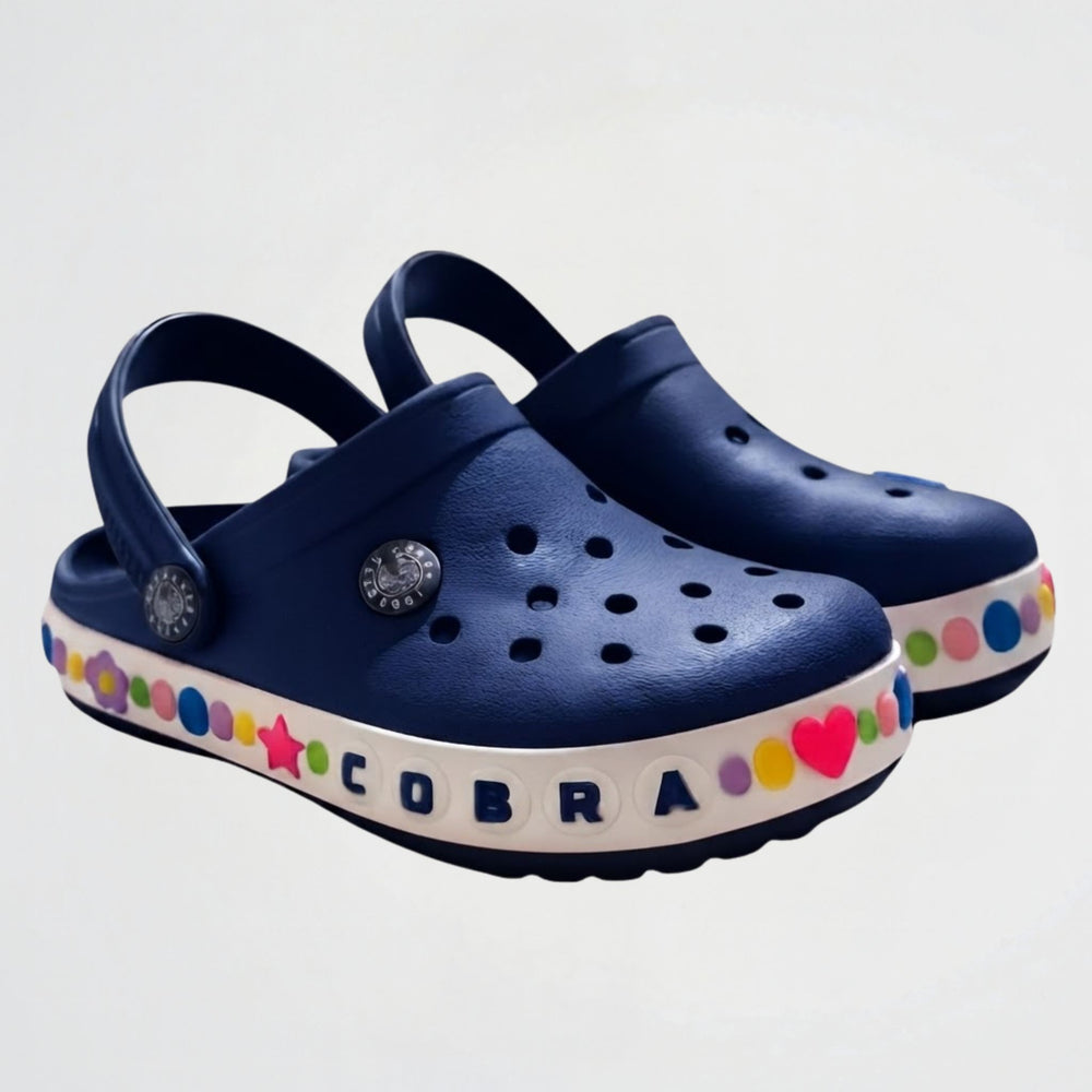 Candy Navy Clogs