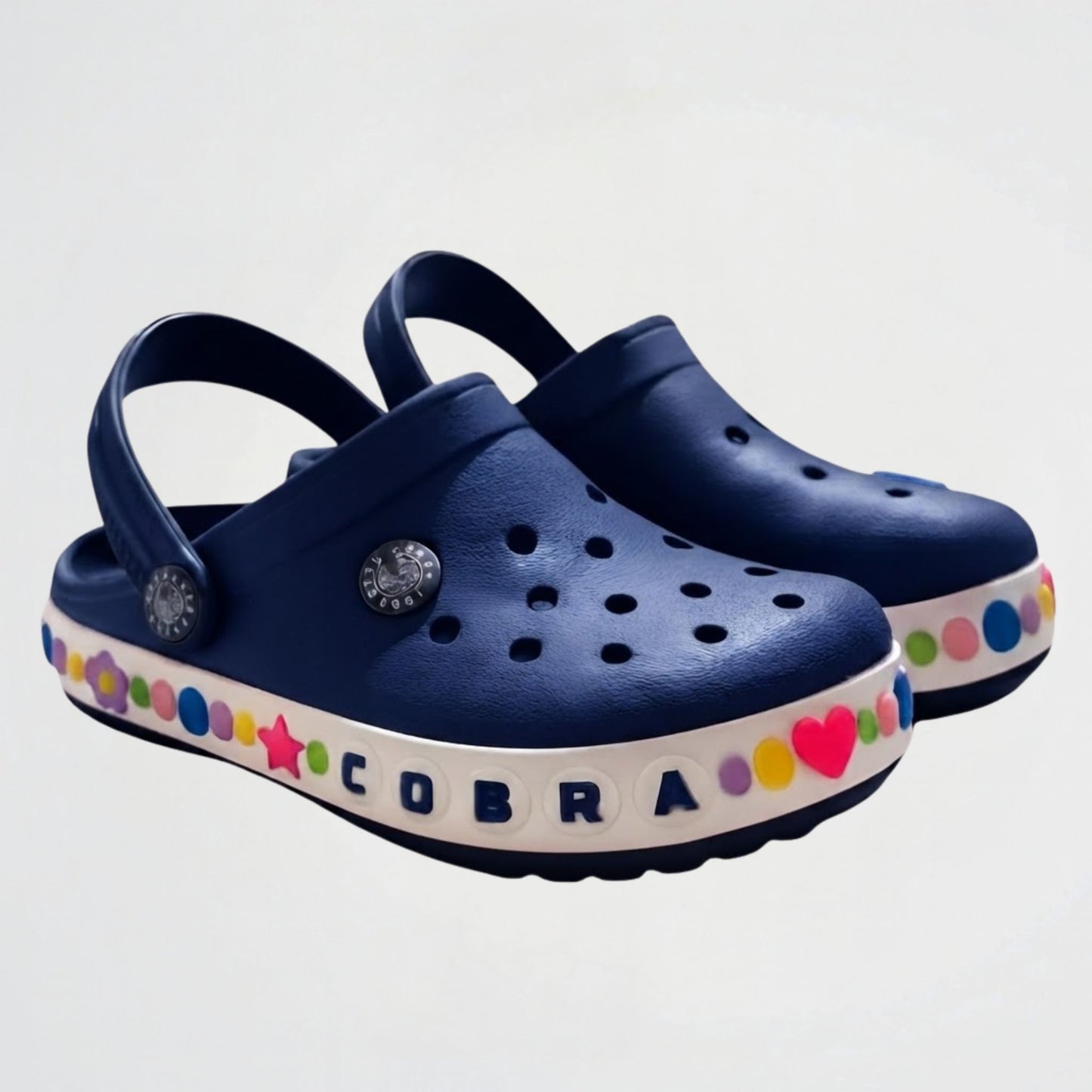 Candy Navy Clogs