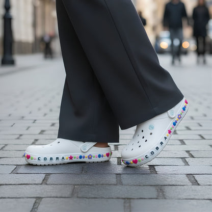 Candy White Clogs