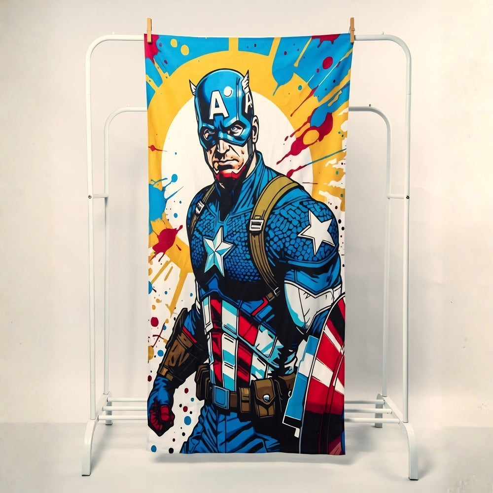 Captain America Microfiber Beach Towel