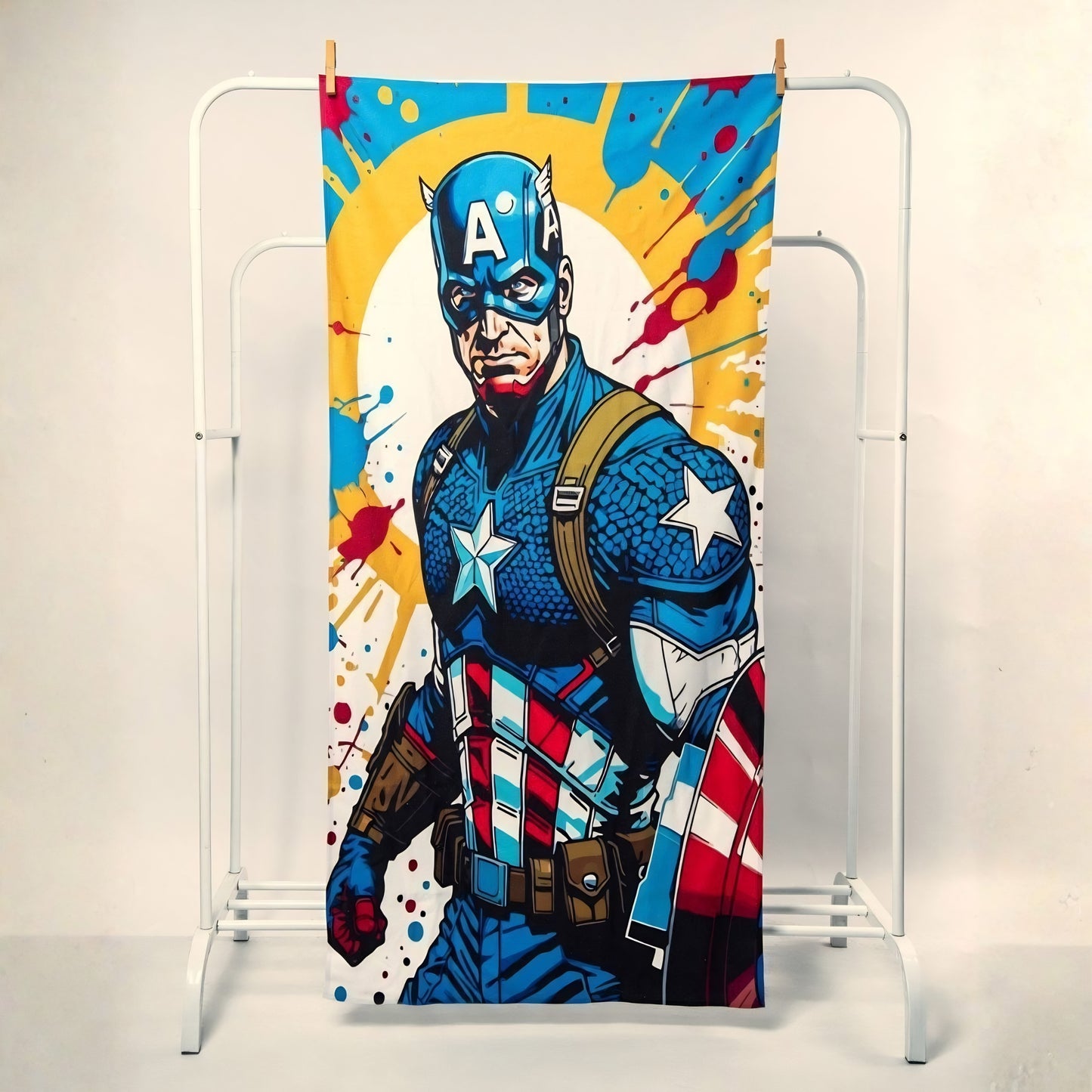 Captain America Microfiber Beach Towel