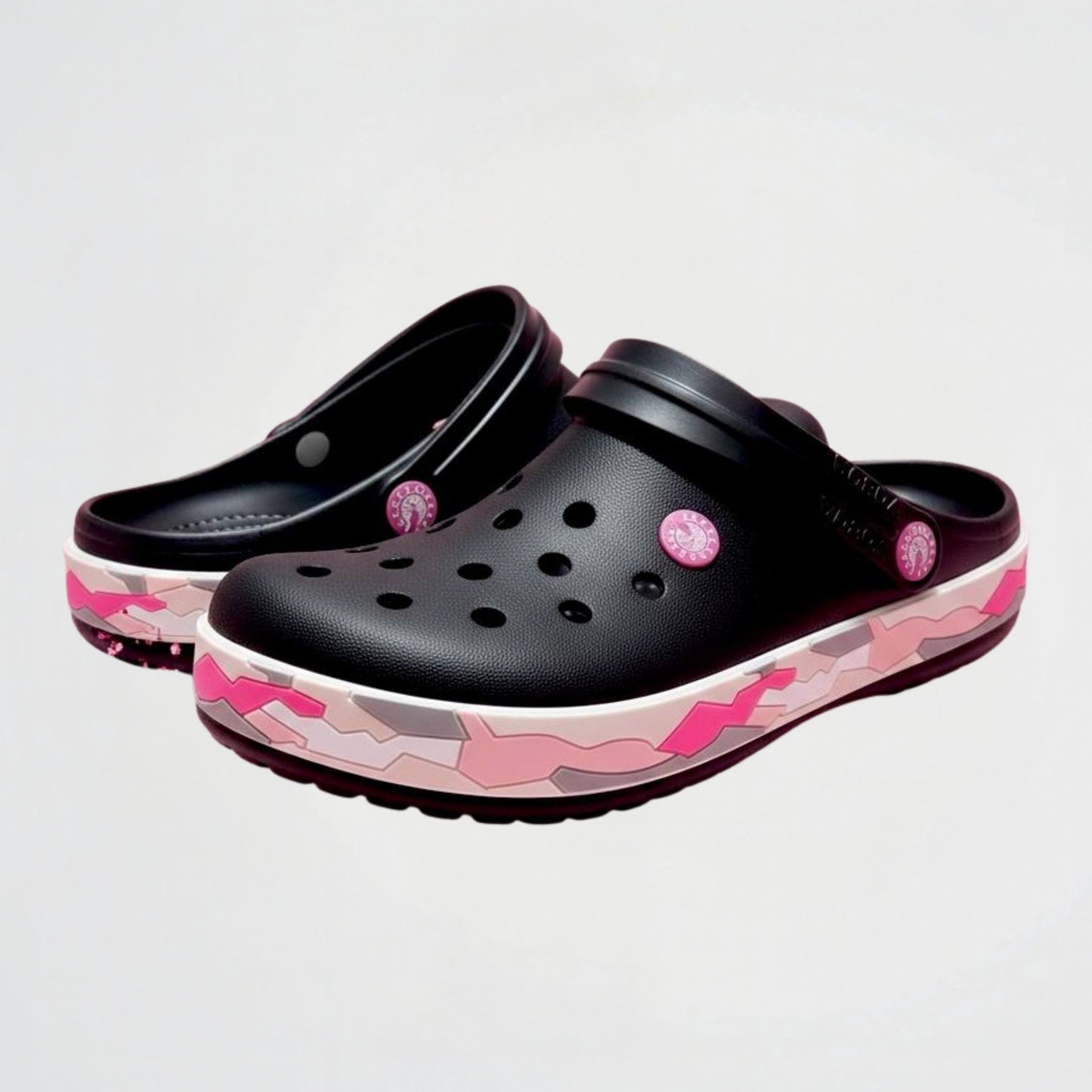 Commando Black Clogs