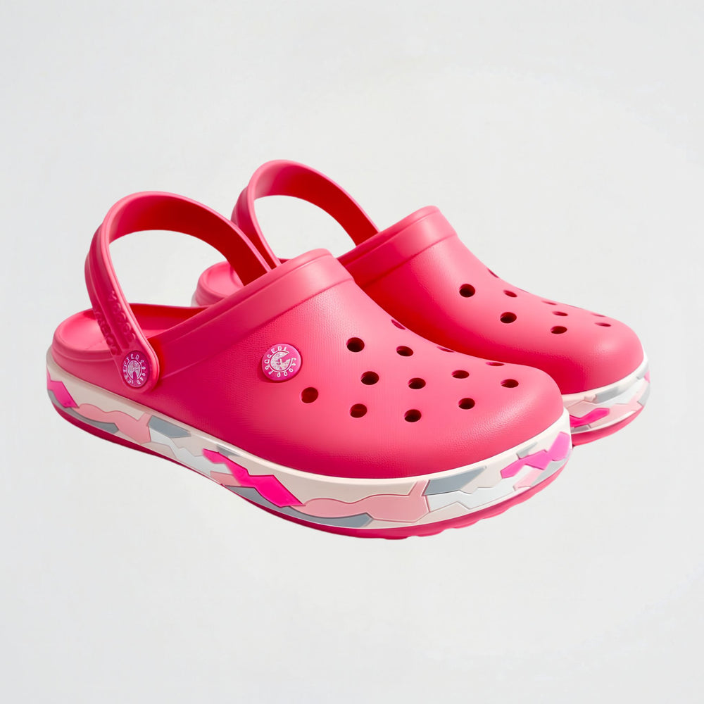 Commando Fuchsia Clogs