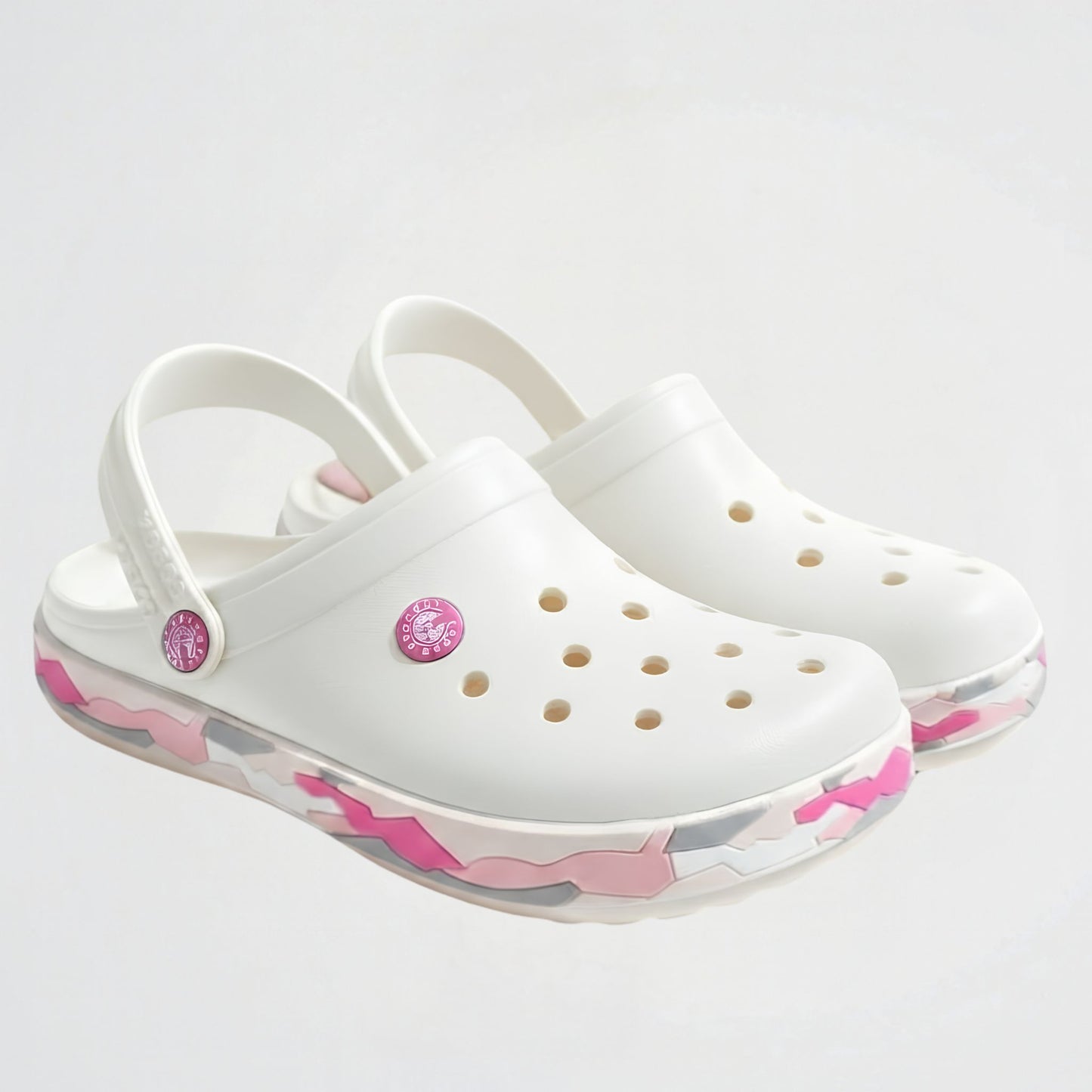 Commando White Clogs