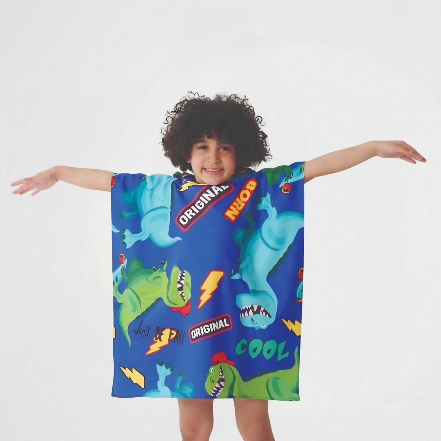 Cool Dinosaur Microfiber Beach Poncho