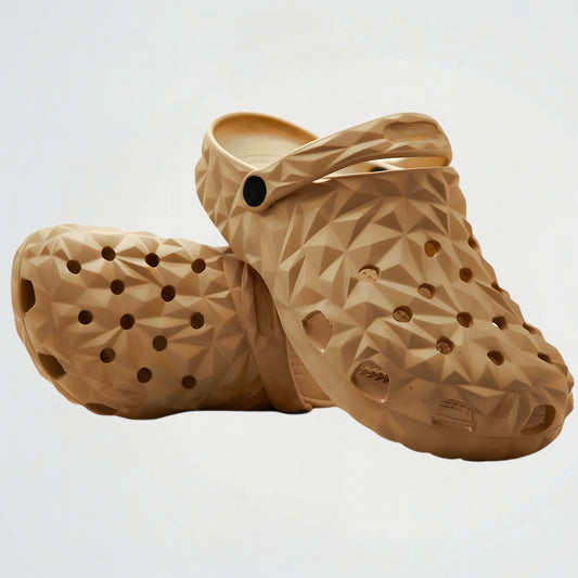 CrystalStep Beige Clogs