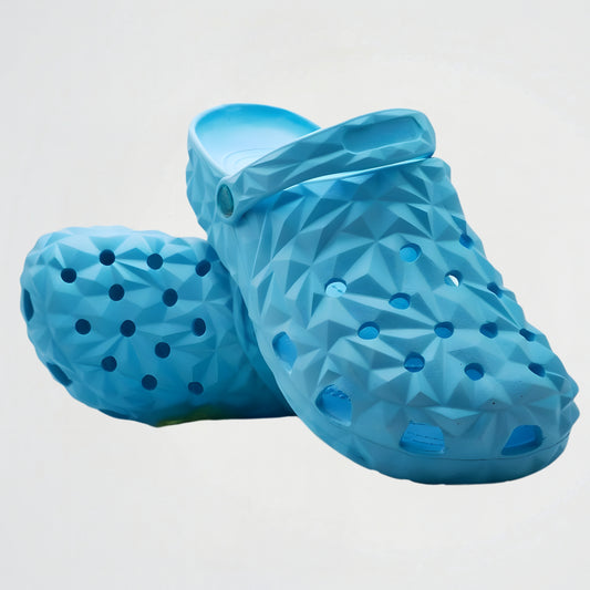 CrystalStep Light Blue Clogs