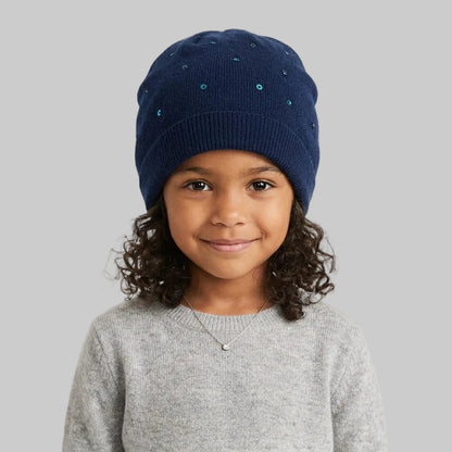 Crystal Navy Fleece Ice Cap