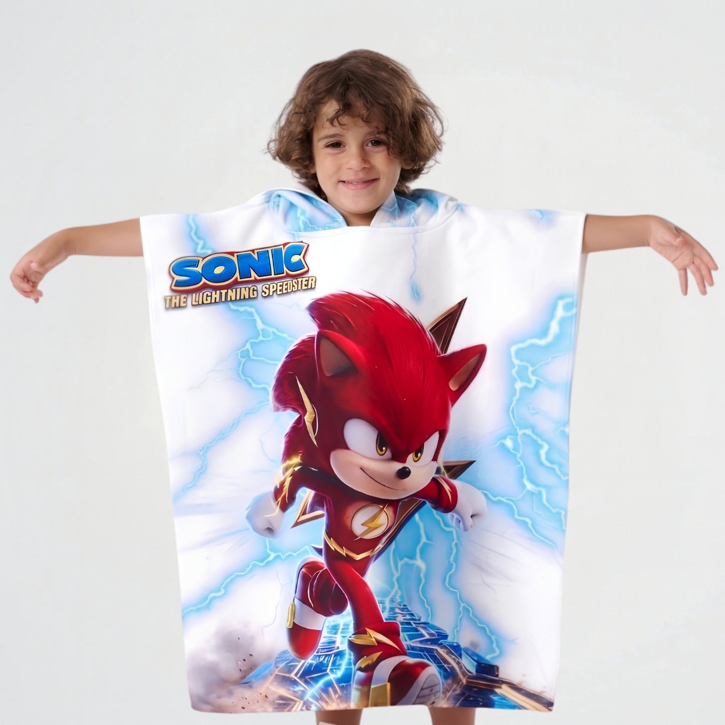 DC x Sonic the Hedgehog Microfiber Beach Poncho