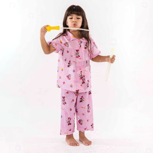 Minnie Mouse Pyjama Set (Model 601B - Pink)