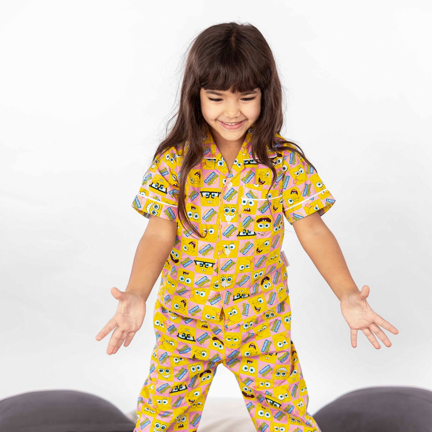 Spongebob Pyjama Set (Model 275 - Pink)