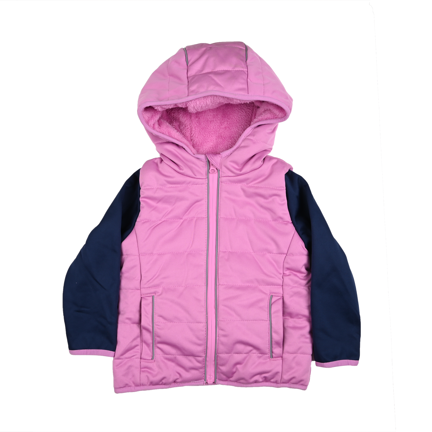 Crane Pink Puffer Waterproof Jacket