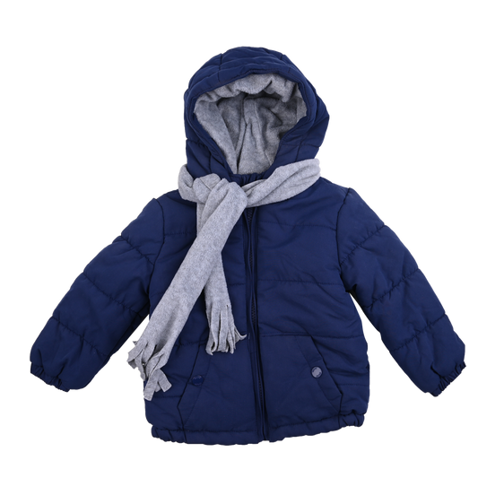 Idexe Navy Puffer Waterproof Jacket