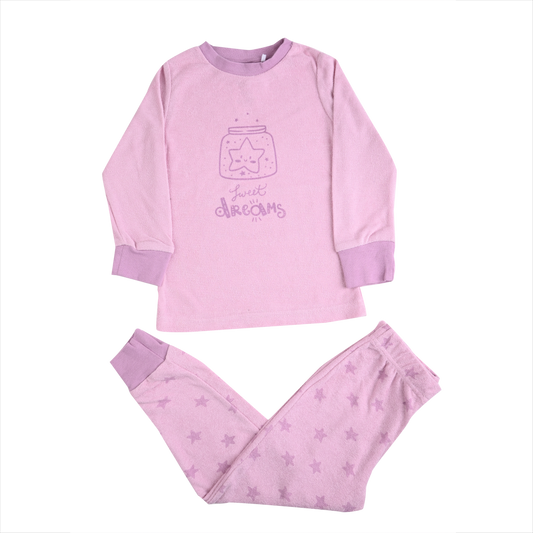 Alive "Sweet Dreams" Pink Cotton Pyjama Set