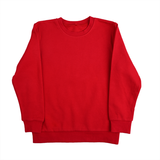 George Basic Red Sweatshirt