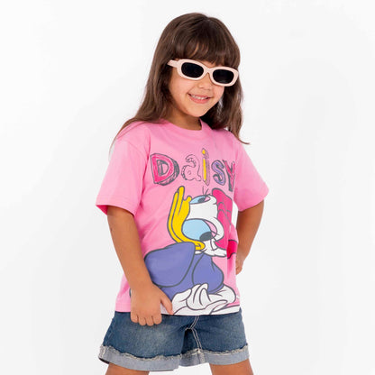 Daisy Duck Cotton T-Shirt (Model 679 - Pink)