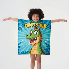 Dinosaur Microfiber Beach Poncho