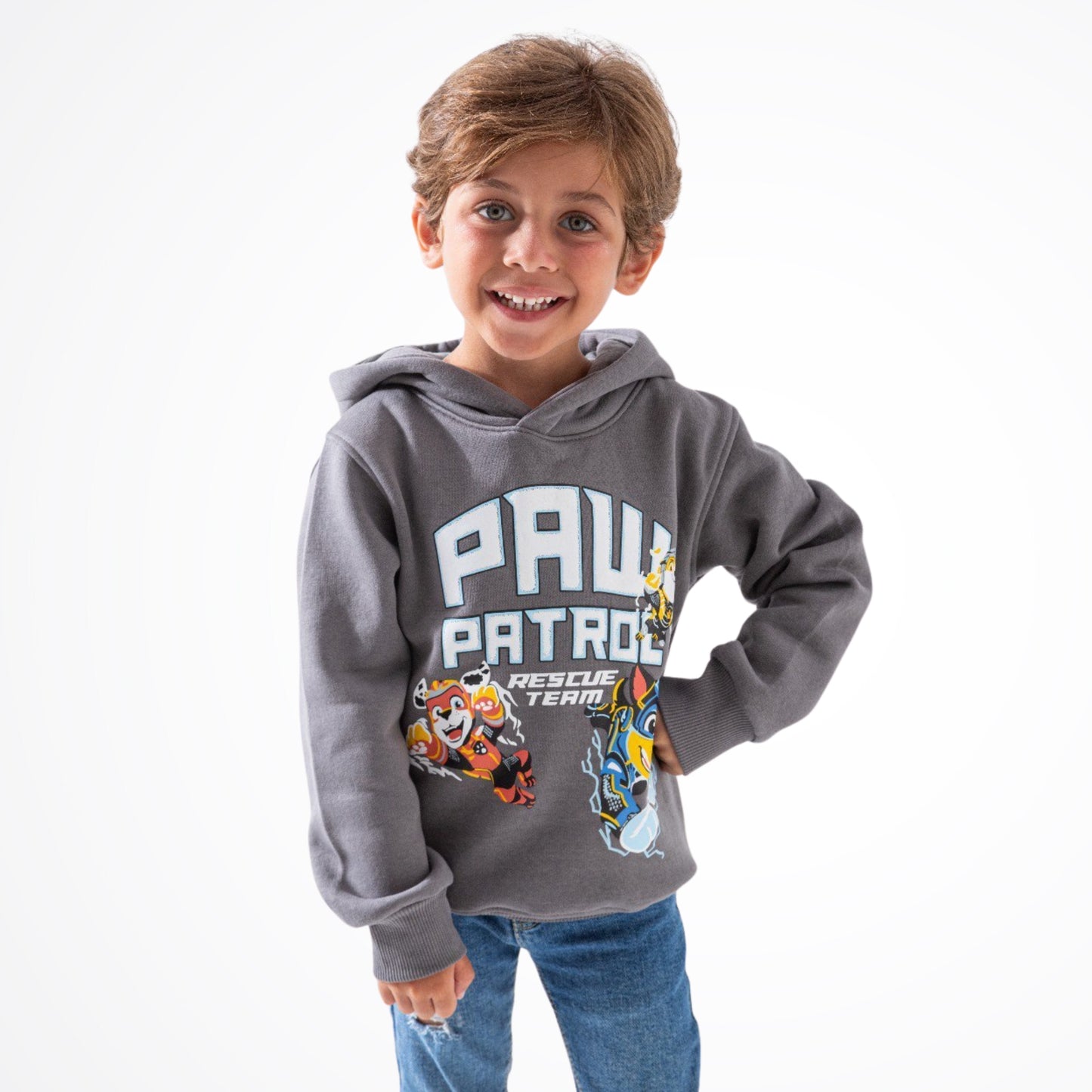 Paw Patrol Dark Grey Cotton Hoodie