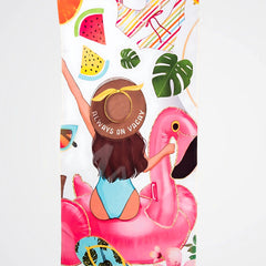 Always On Vacation Microfiber Beach Towel