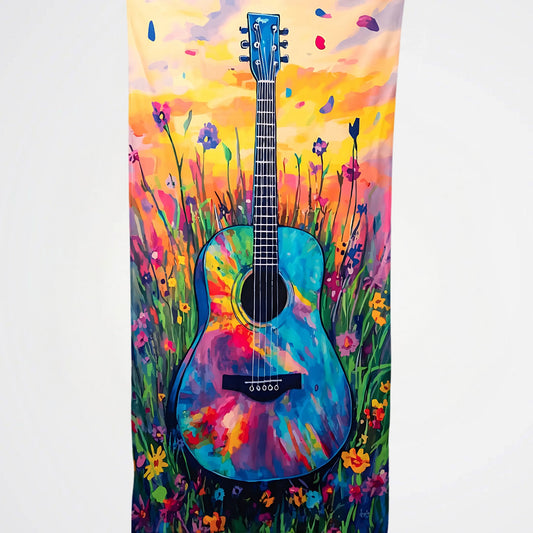 Guitar Microfiber Beach Towel