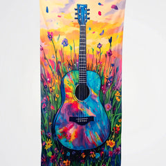 Guitar Microfiber Beach Towel
