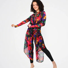 Misty Multi-Color Rash Guard Swimsuit