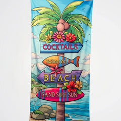 Swimming Beach Microfiber Beach Towel
