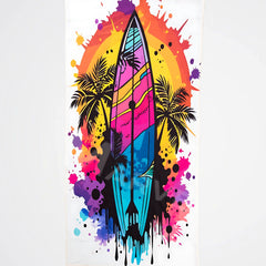 Surfboard Microfiber Beach Towel