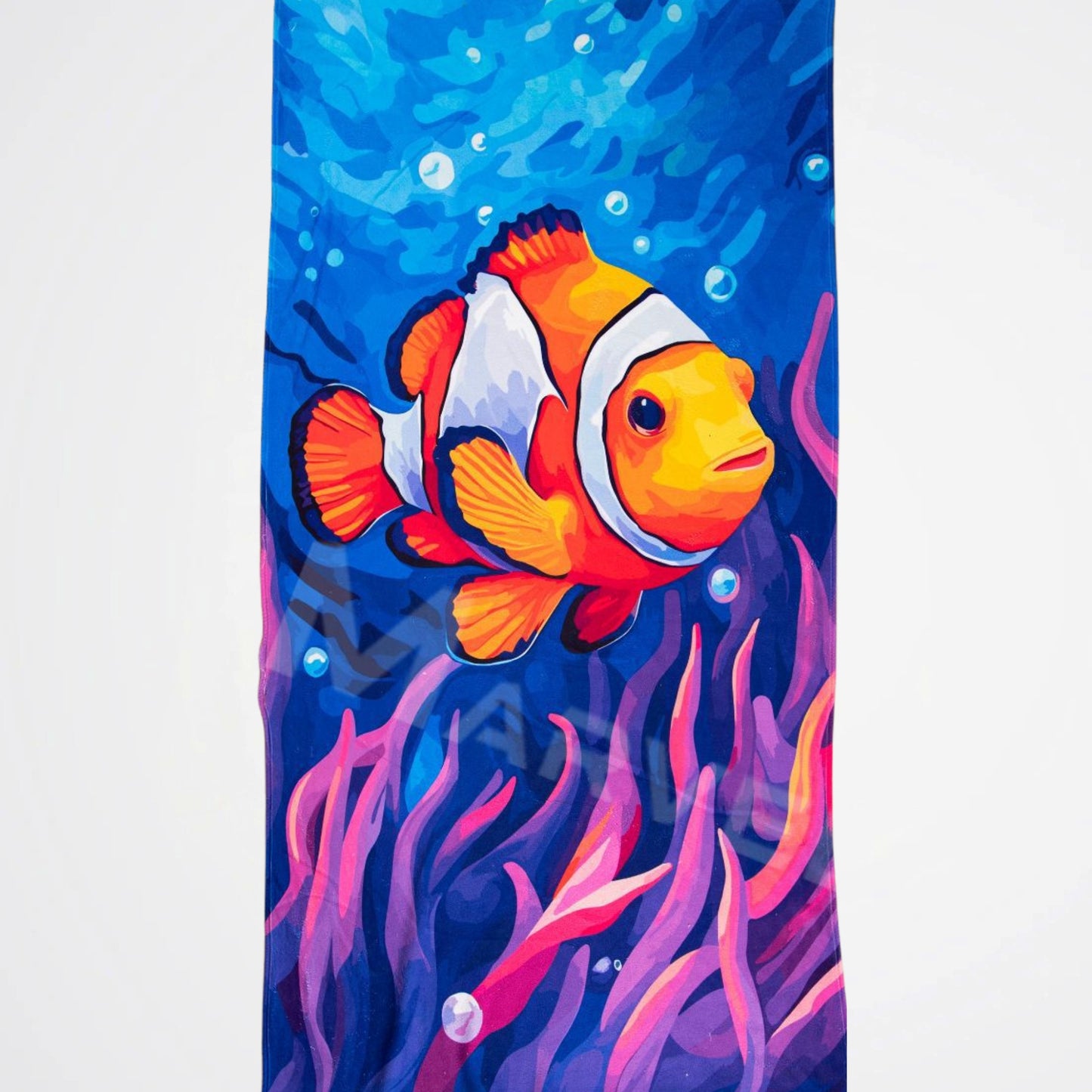 Nemo Clownfish Microfiber Beach Towel