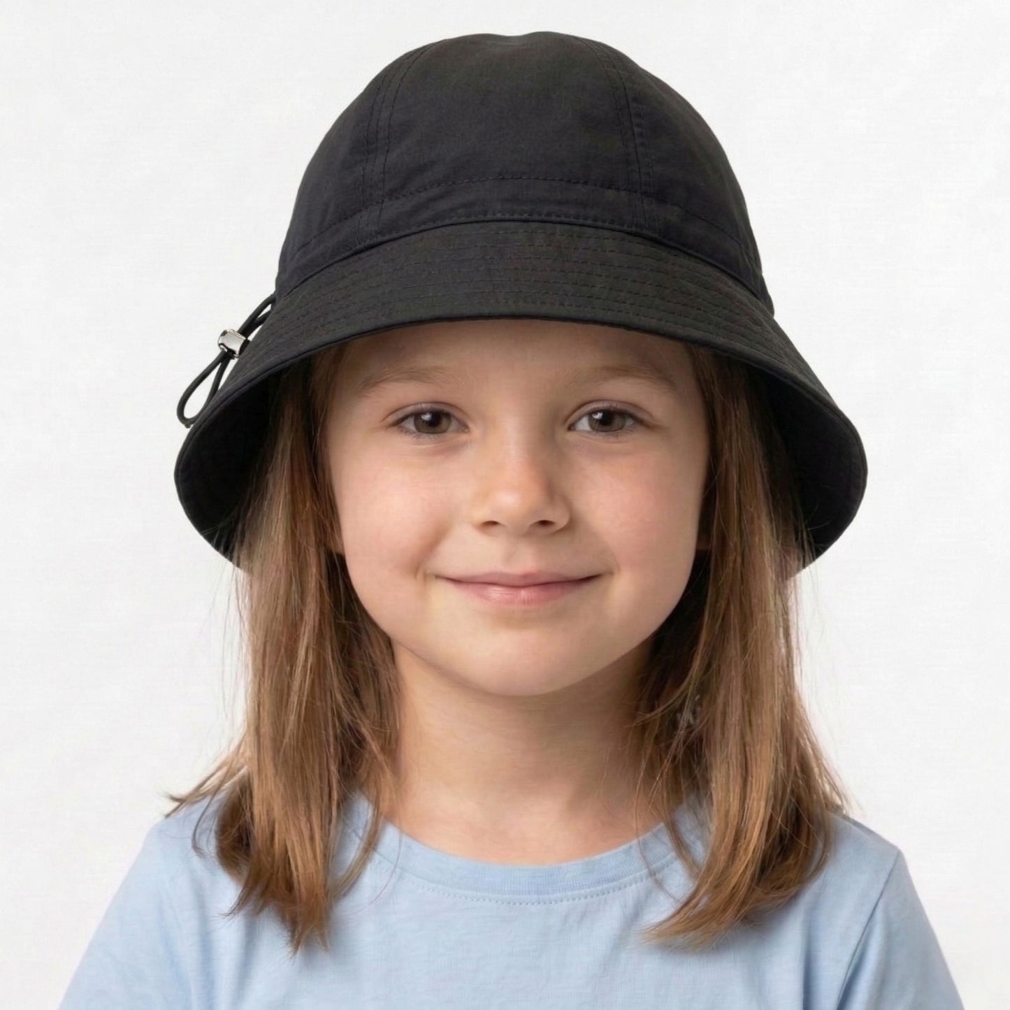 Basic Black Bucket Hat (Model 02)