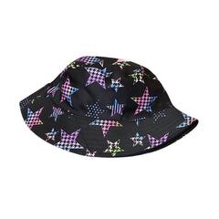 Stars Black Bucket Hat