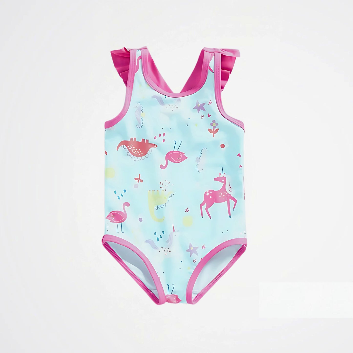 Imaginary Animals Light Blue Swimsuit