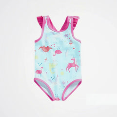 Imaginary Animals Light Blue Swimsuit