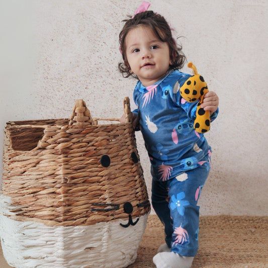 Stitch Navy Fleece Pyjama Set