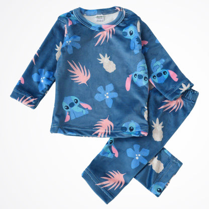 Stitch Navy Fleece Pyjama Set