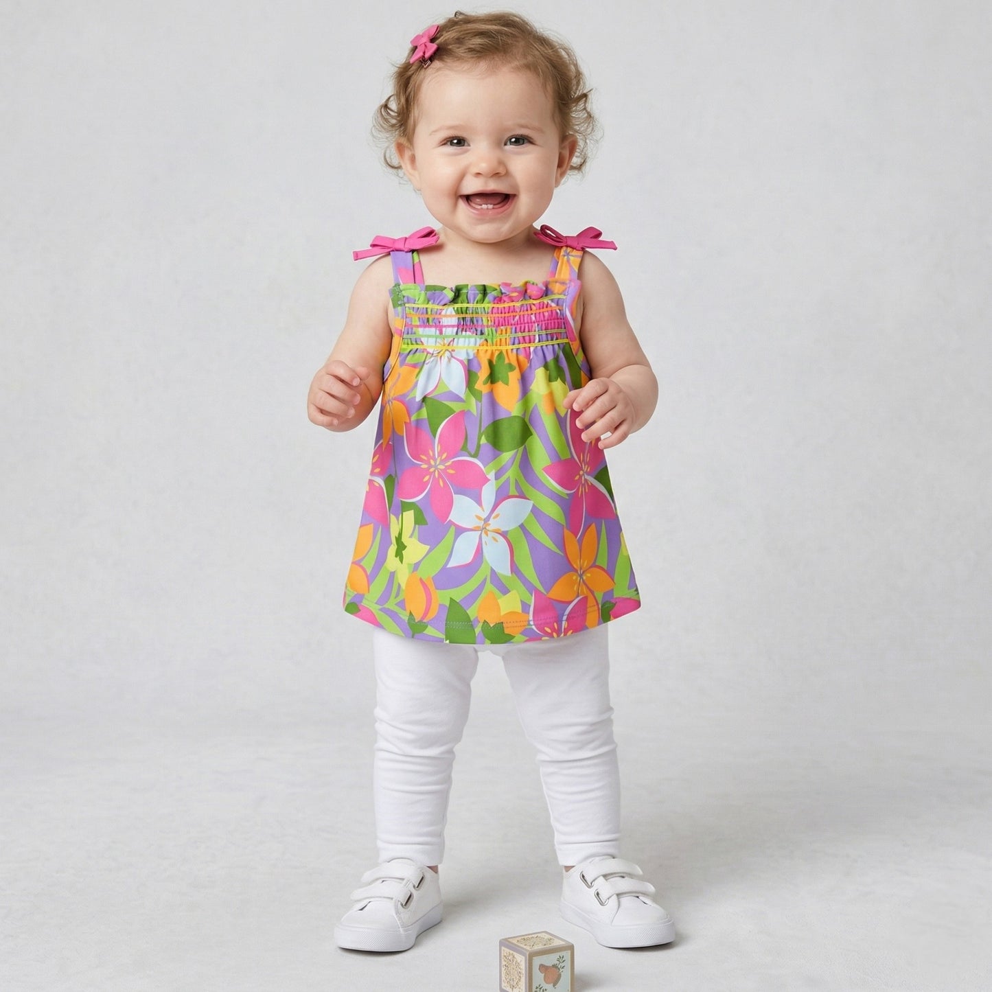 Floral Colorful Cotton Blouse