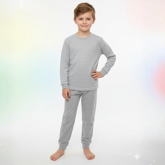 Frosty Knit Fleece Pyjama Set