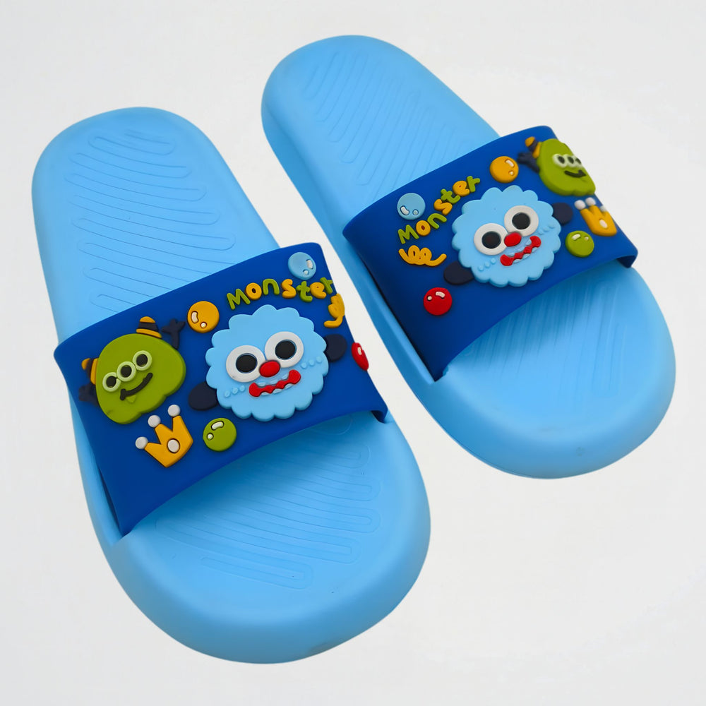 Fun Monster Light Blue Slides