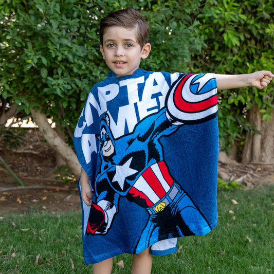 Captain America Beach Poncho